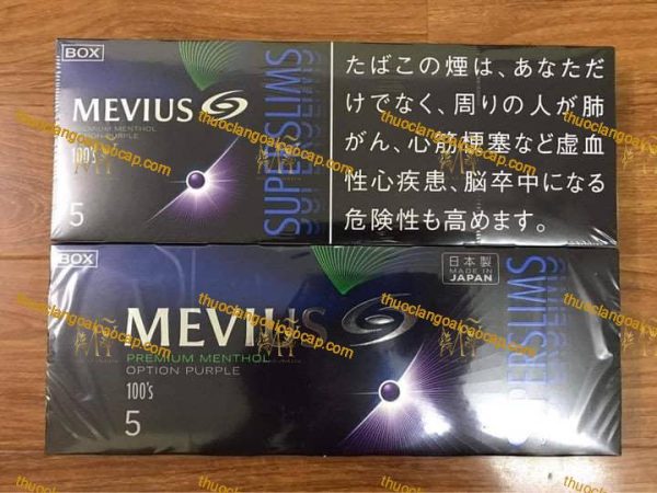 thuốc lá MEVIUS PREMIUM MENTHOL OPTION PURPLE 5