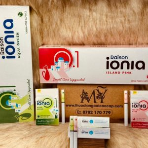 Thuốc lá RAISON IONIA AQUA GREEN + RAISON IONIA ISLAND PINK