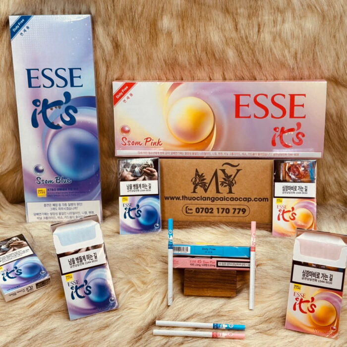 Thuốc lá Esse Is's Ssom Blue + Esse Is's Ssom Pink
