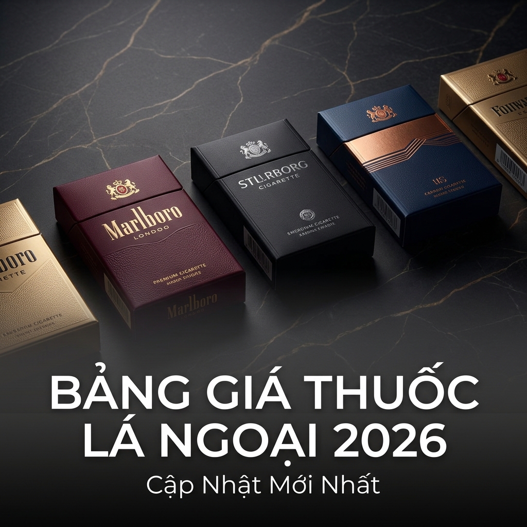 Bảng Giá Thuốc Lá Ngoại Xách Tay Mới Nhất 2026 2 Bảng giá thuốc lá ngoại 2026