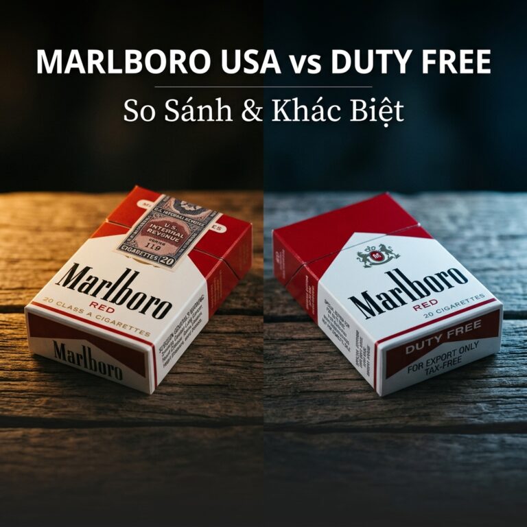 So Sánh Marlboro USA vs Duty Free | Khác Biệt & Giá 2026
