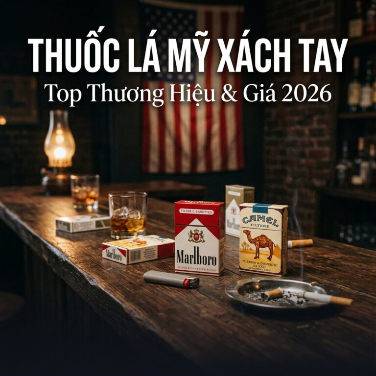 Thuốc Lá Mỹ Xách Tay — Top Thương Hiệu & Giá 2026