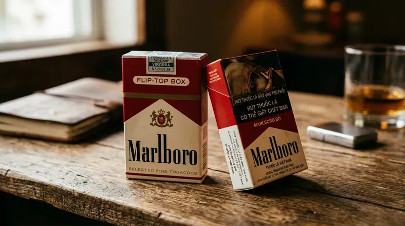 Thuốc lá Marlboro Mỹ khác gì so với bản Việt Nam?