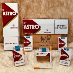 Thuốc lá Astro Filter King Soft Pack (American Blend - Bản Duty Free cao cấp)