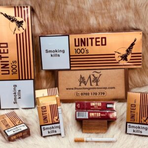 Thuốc lá United 100's (American Blend – Bản Duty Free cao cấp)